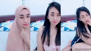 Cewek Hijab Polos Lepas Kendali Di Live