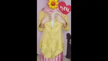 Ukhti Kebaya Hijab Pink Menggoda Liar